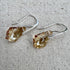 Pendientes en Crystal Golden Shadow y plata