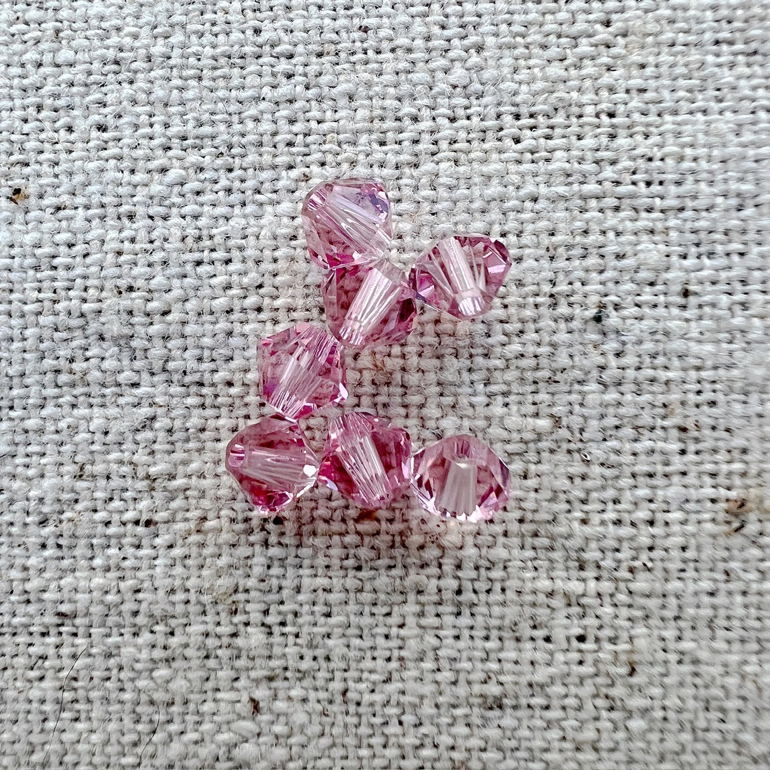 Detalle de los tupís de cristal