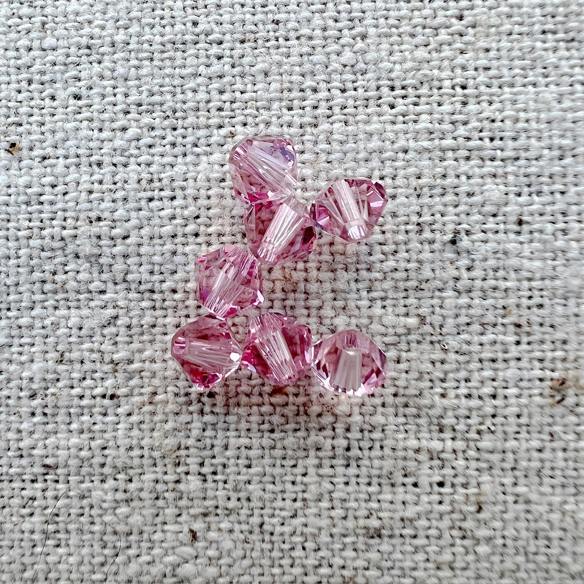 Detalle de los tupís de cristal