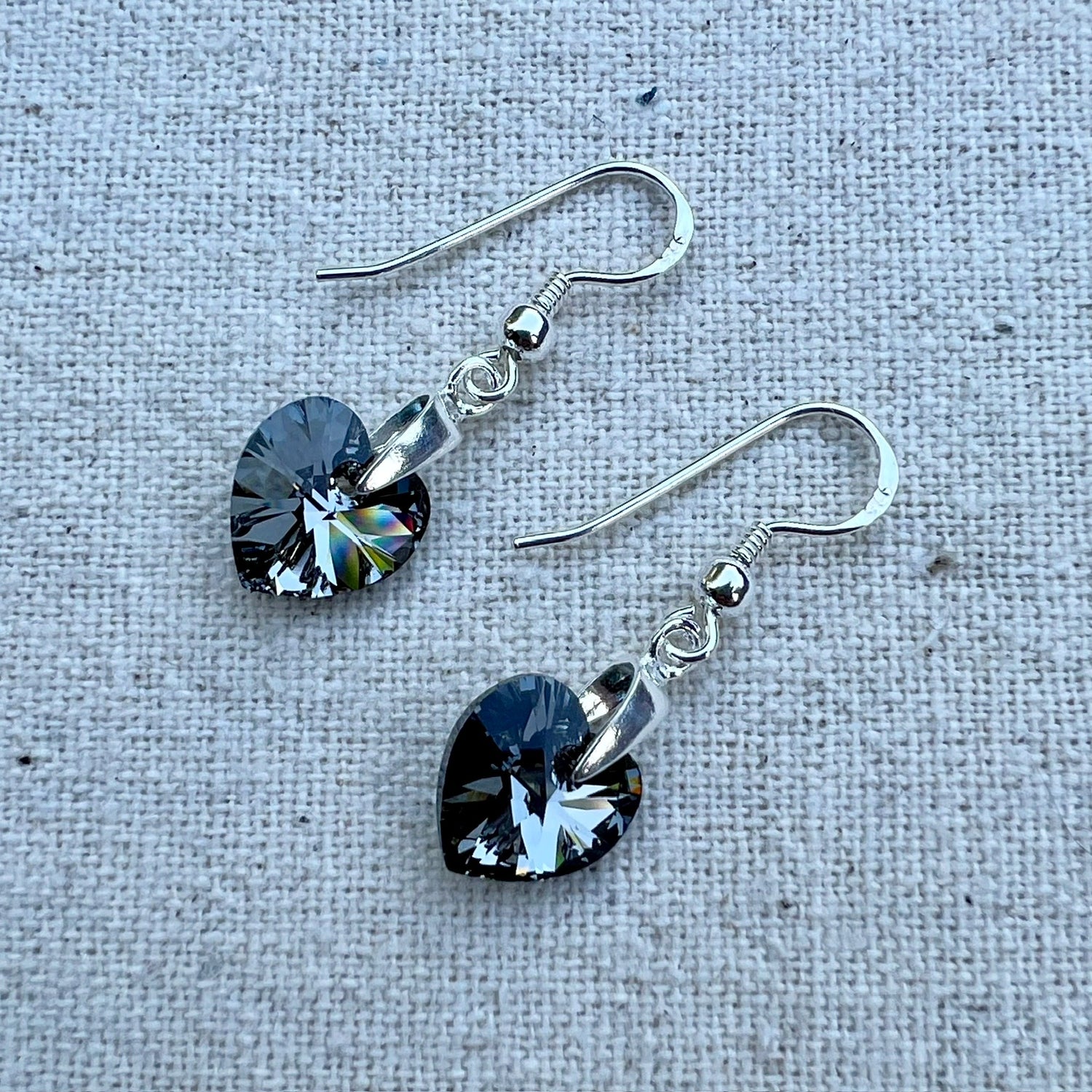Pendientes en Crystal Rainbow y plata