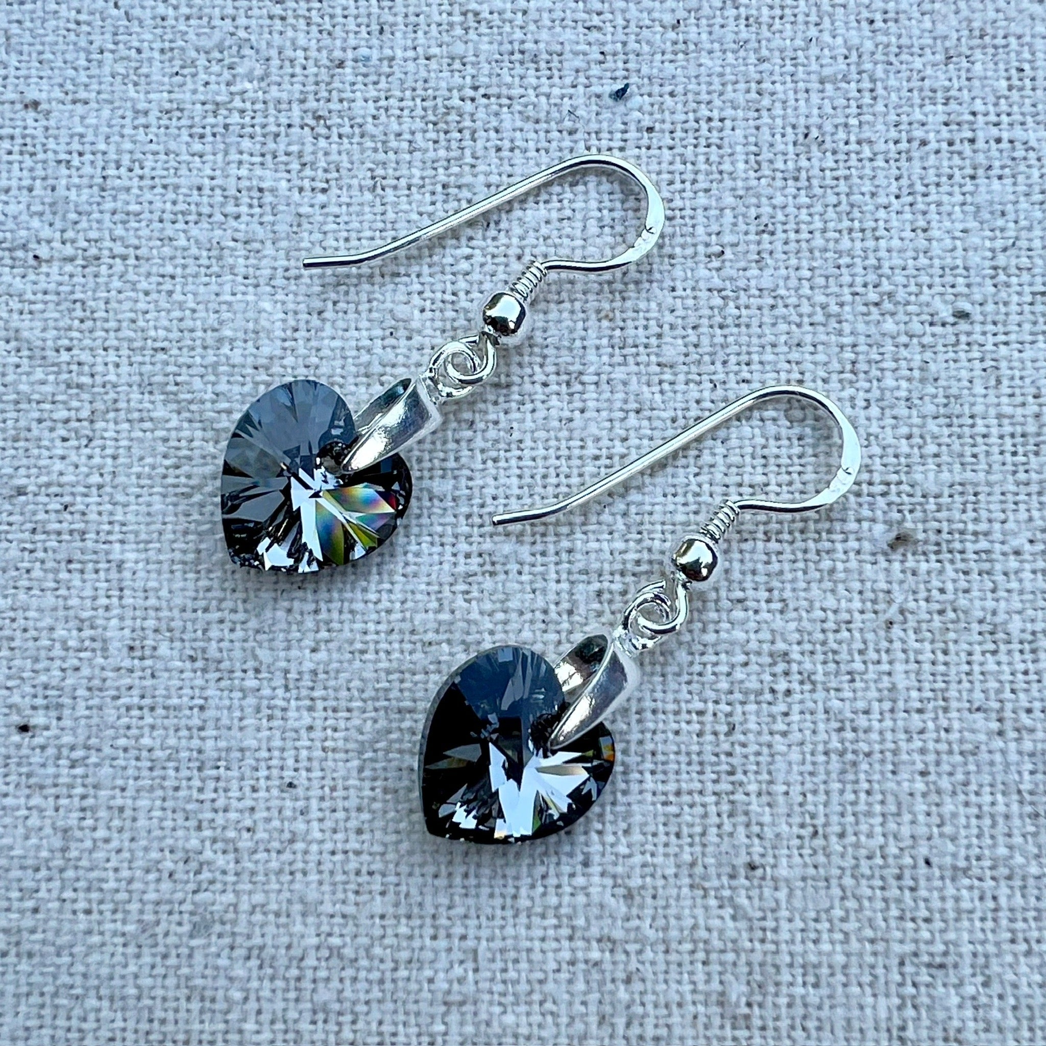 Pendientes en Crystal Rainbow y plata