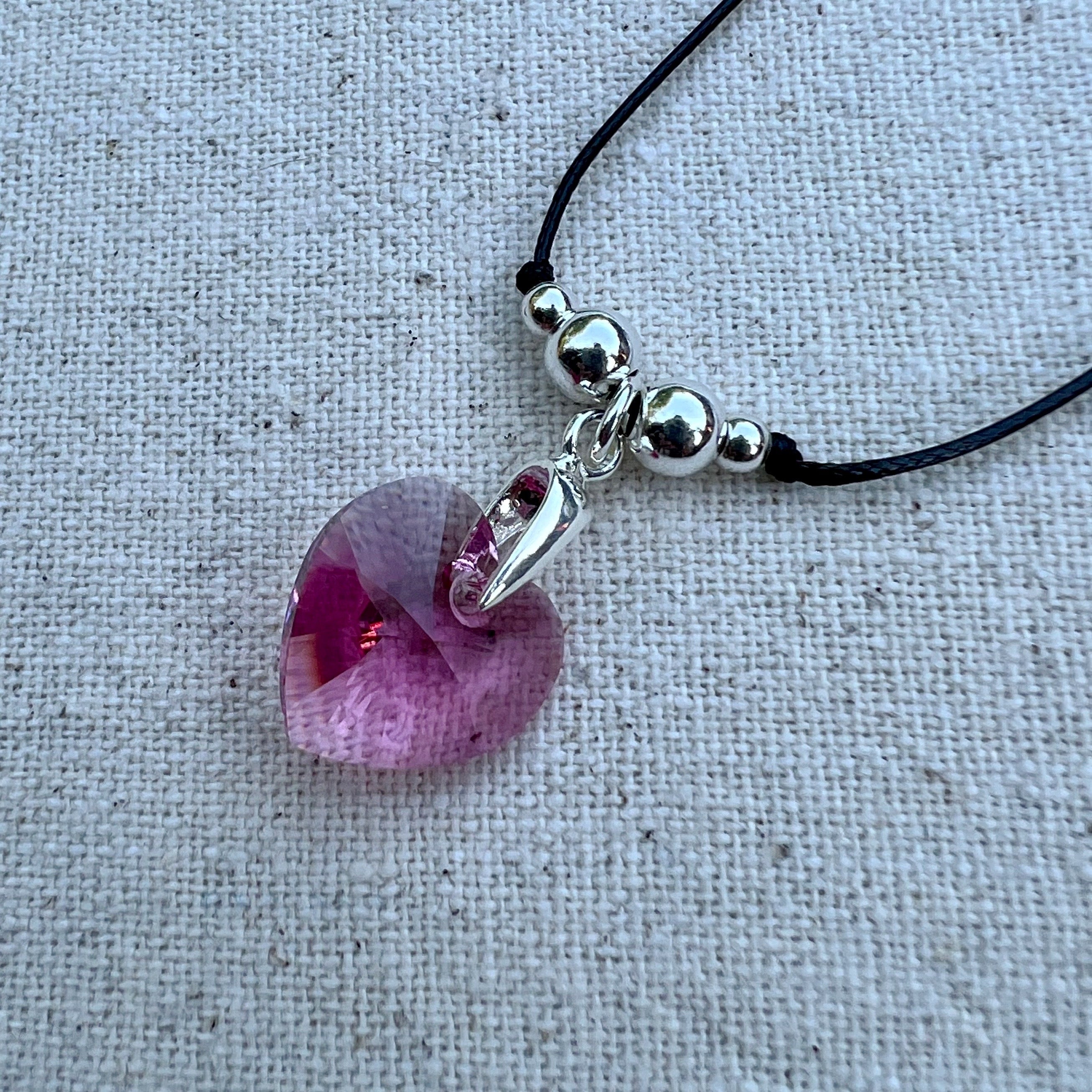 Colgante en Rose y plata