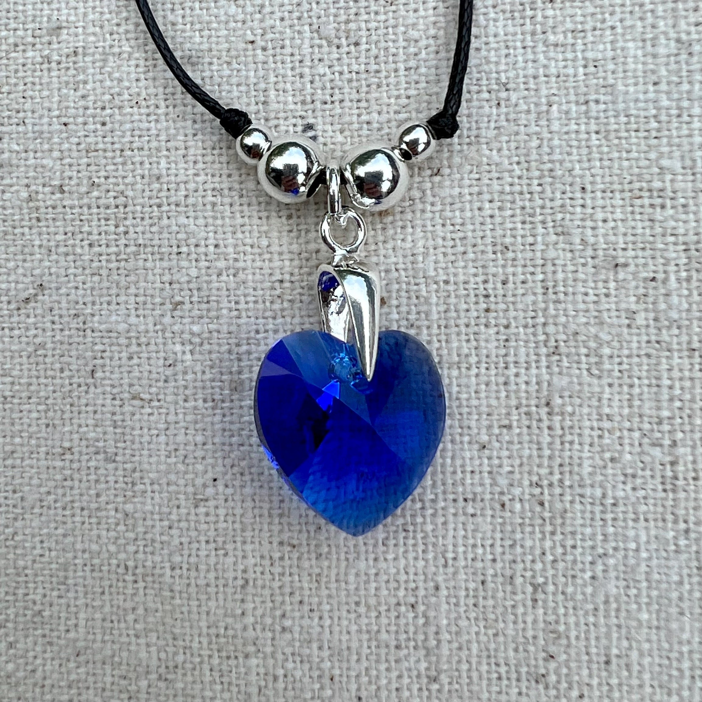 Colgante en Majestic Blue y plata