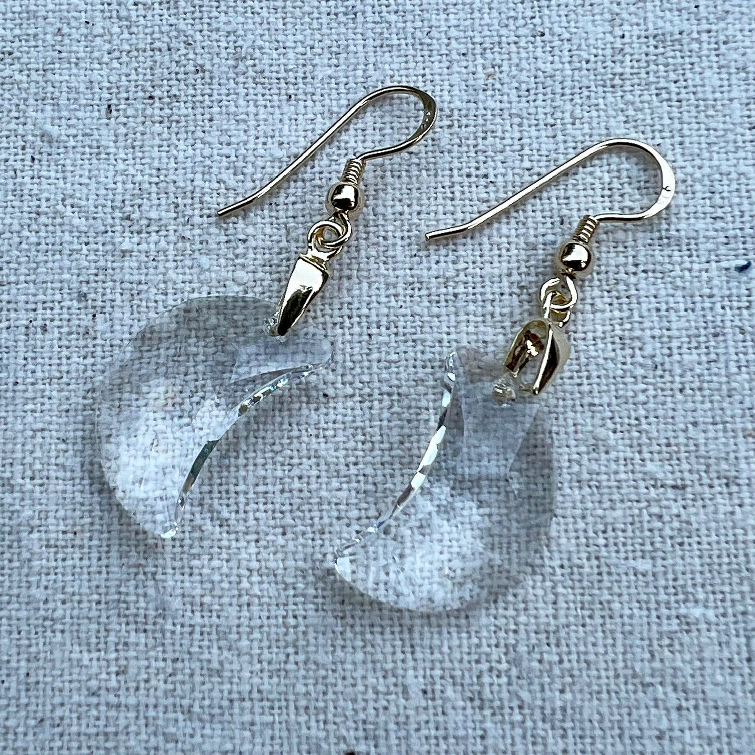 Pendientes en plata chapada