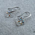 Pendientes en Crystal AB y plata