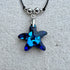 Colgante en Crystal Bermuda Blue y plata