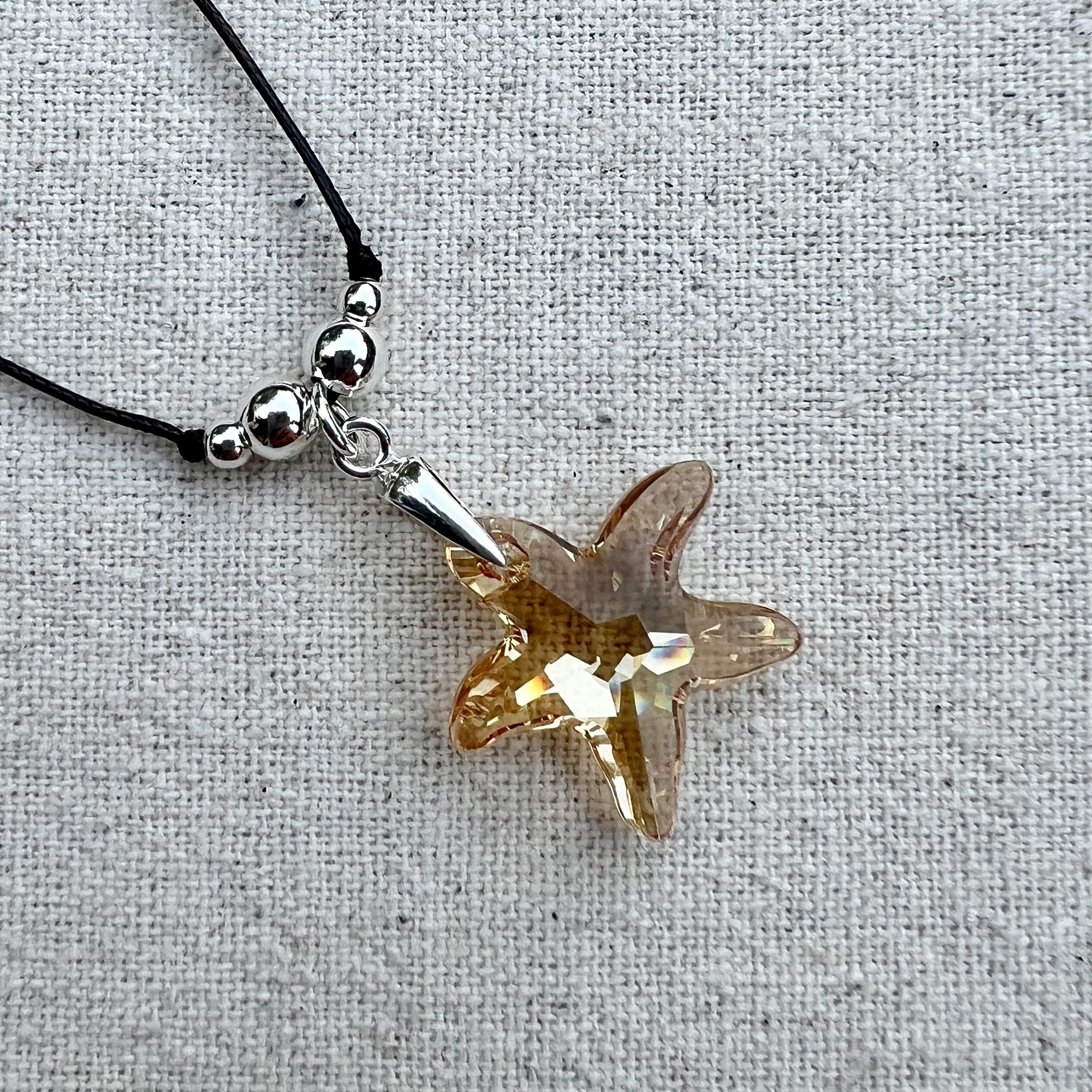 Colgante en Crystal Golden Shadow