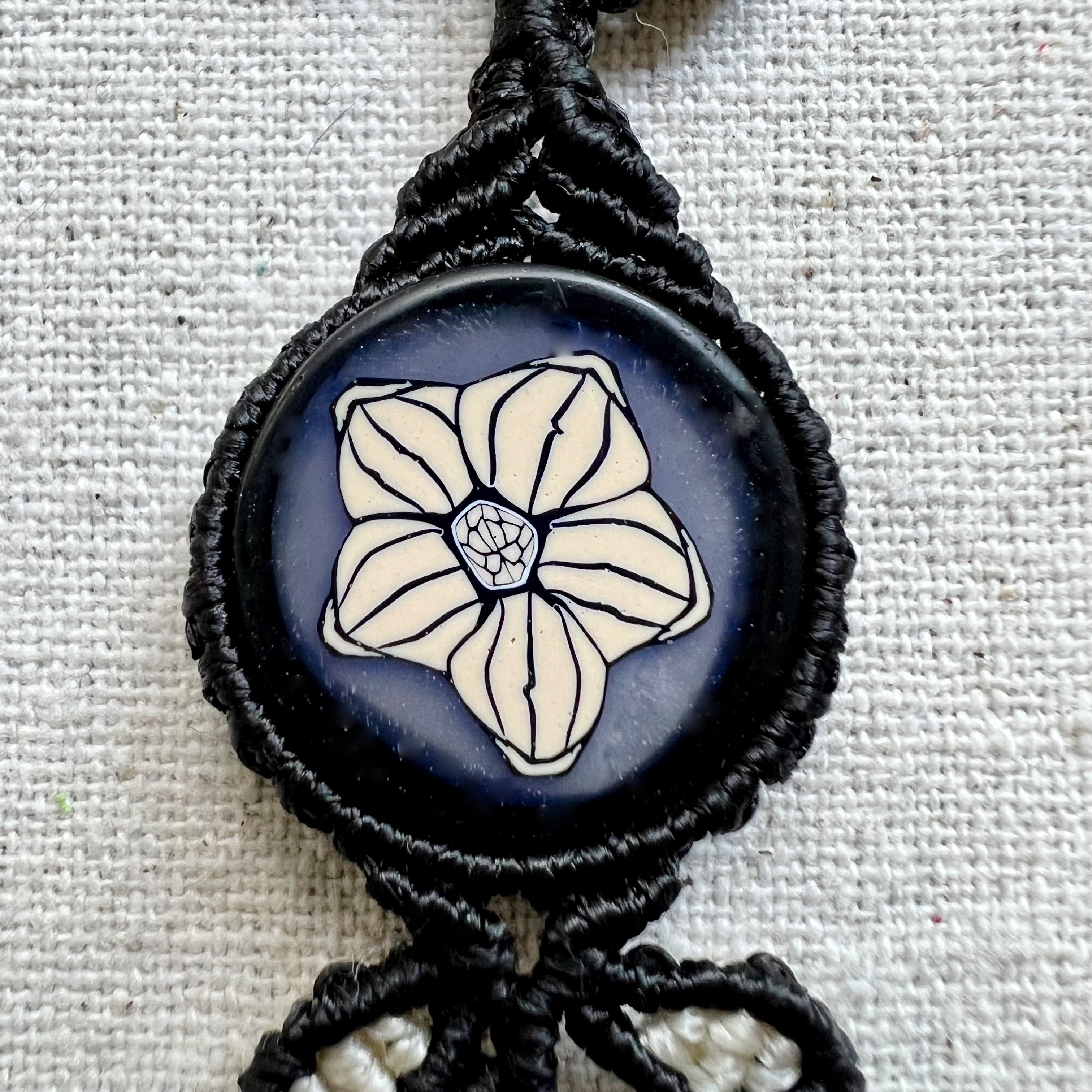 Detalle de la pieza de arcilla polimérica