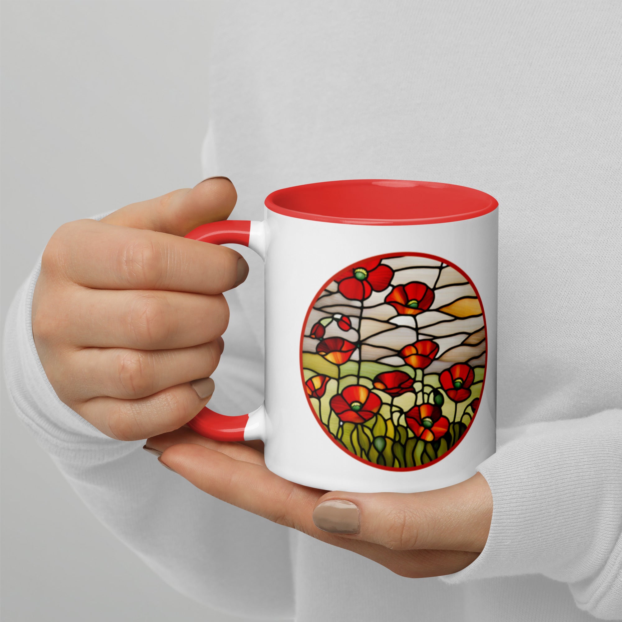 Taza cogida por el asa