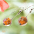 Pendientes de Cristal Artesanal y Plata de Ley. Varios colores. Hecho a mano por CucuArt - CucuArt