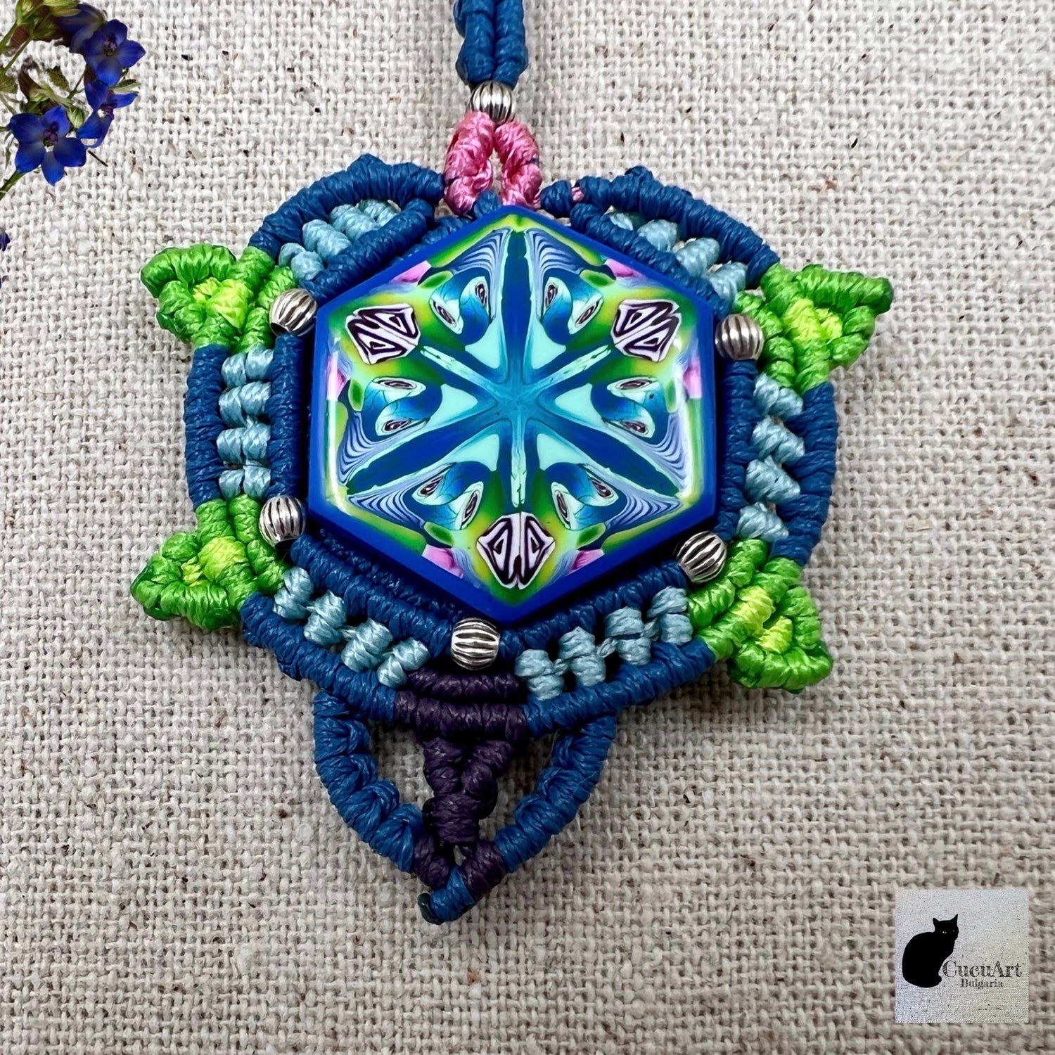Detalle de la pieza de arcilla polimérica