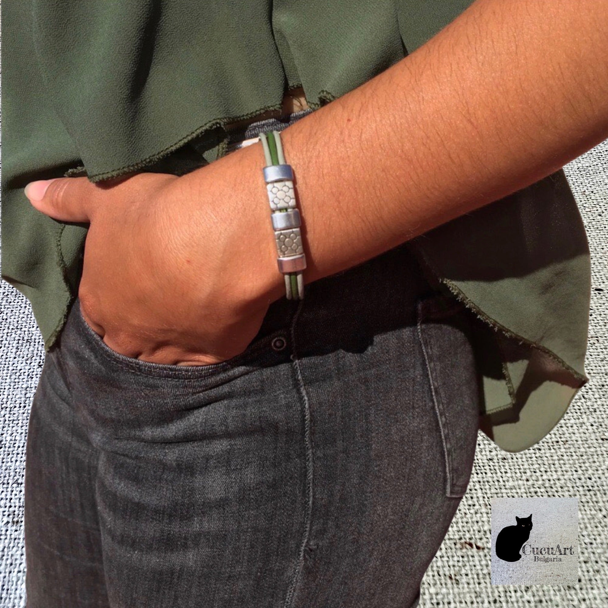 Vista de la pulsera en modelo
