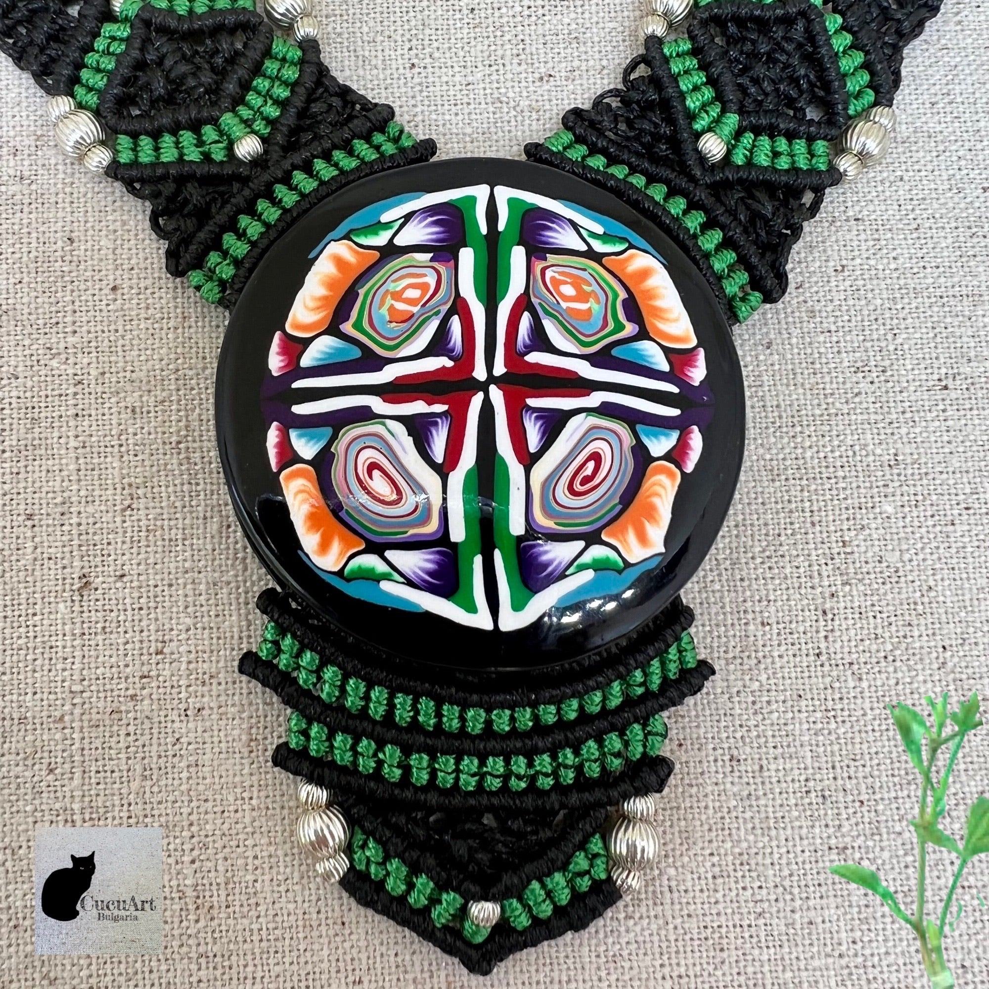 Detalle de la pieza de arcilla polimérica