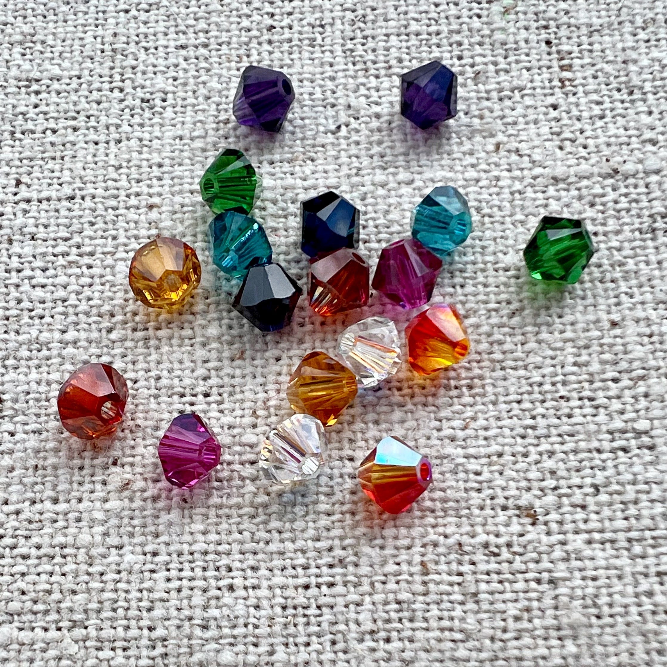 Detalle de los tupís de cristal tallado
