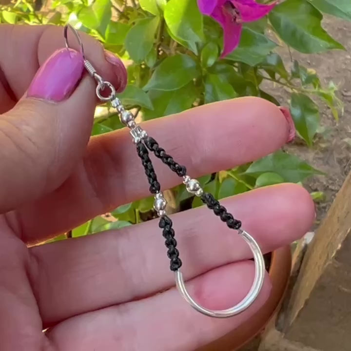 Vídeo con detalles de los pendientes