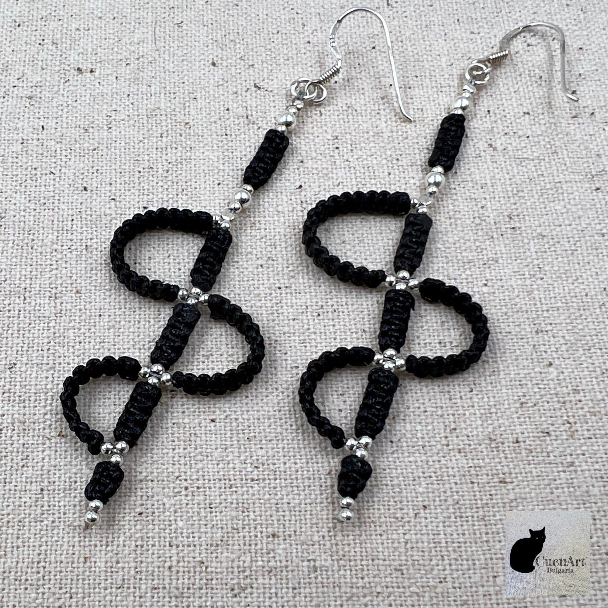 Visión general de los pendientes de macramé