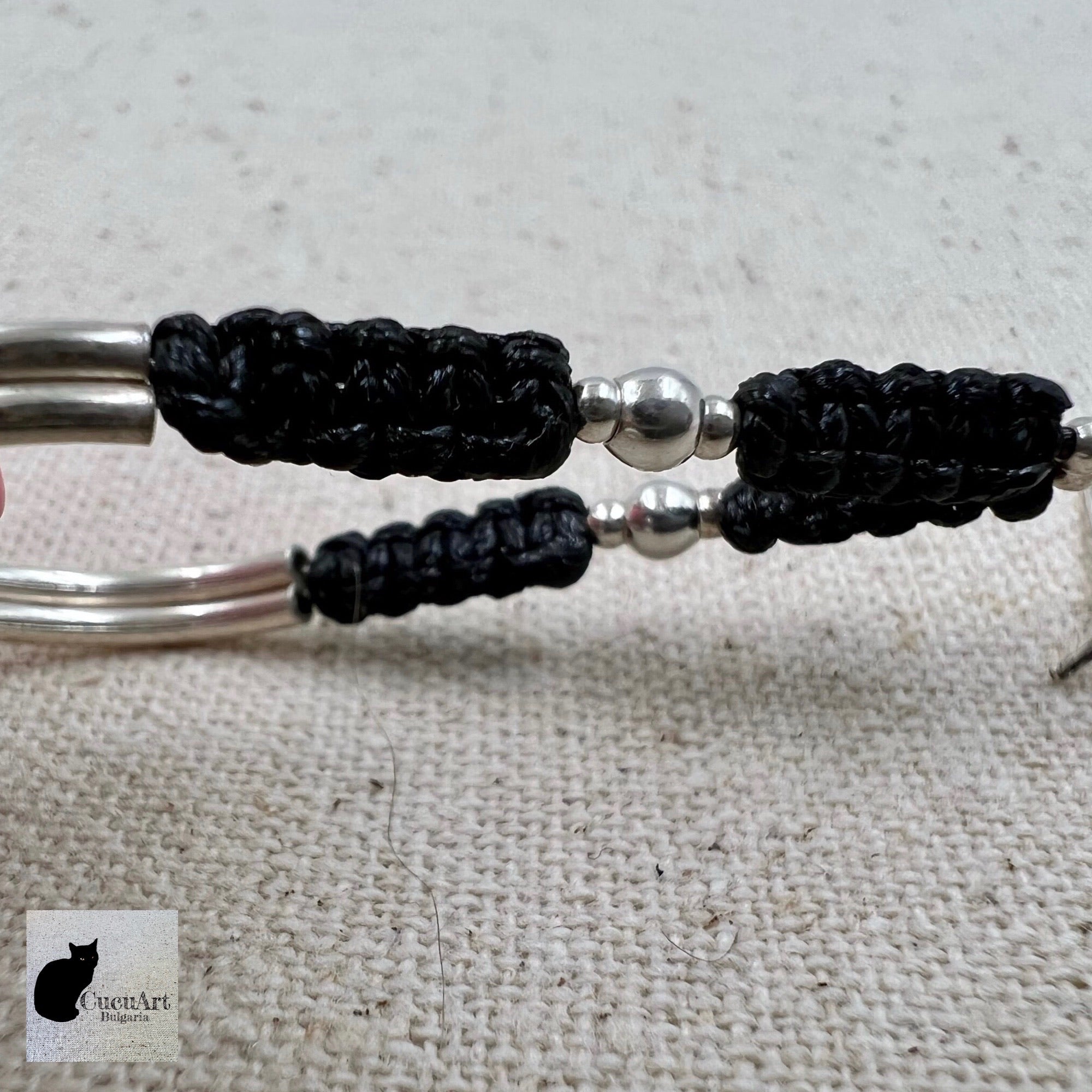 Detalles del trabajo con macramé