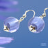 Pendientes de Cristal Artesanal y Plata de Ley. Varios colores. Hecho a mano por CucuArt - CucuArt