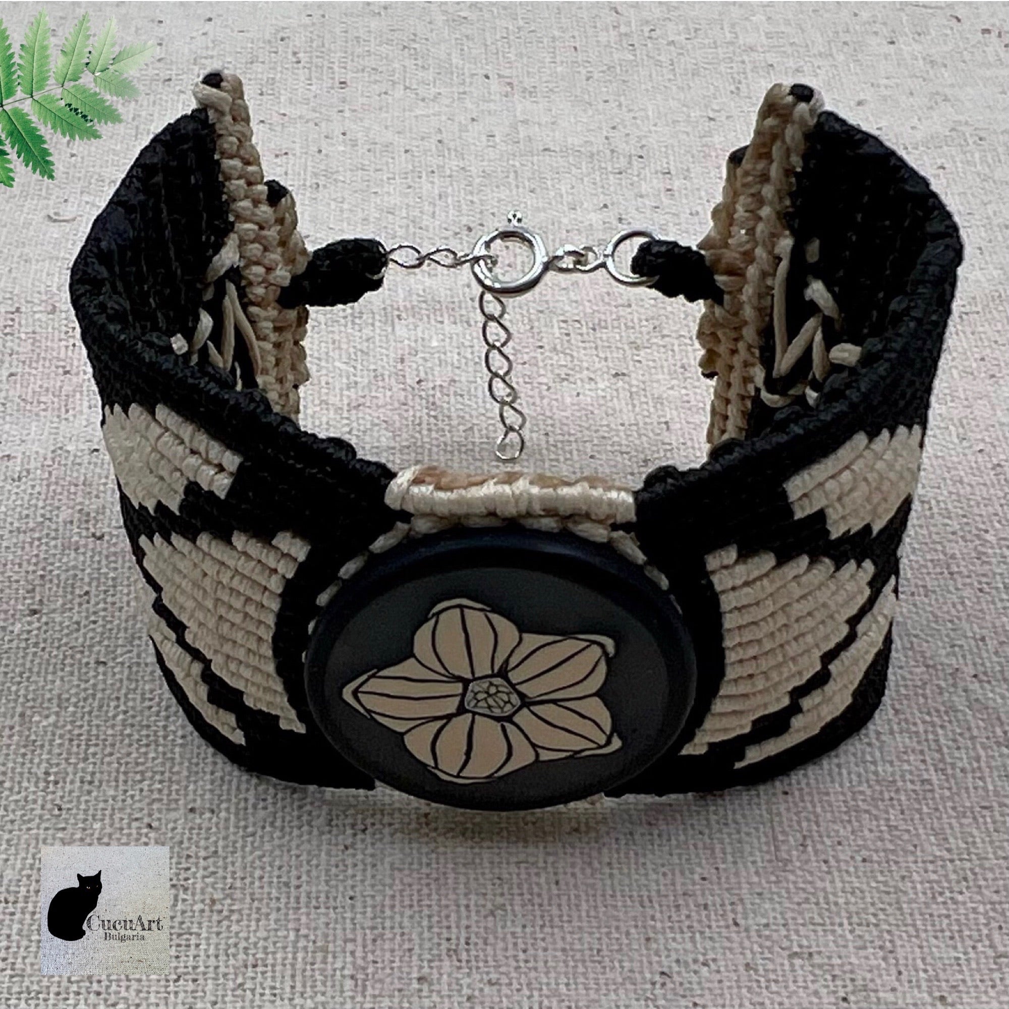 Vista frontal de la pulsera