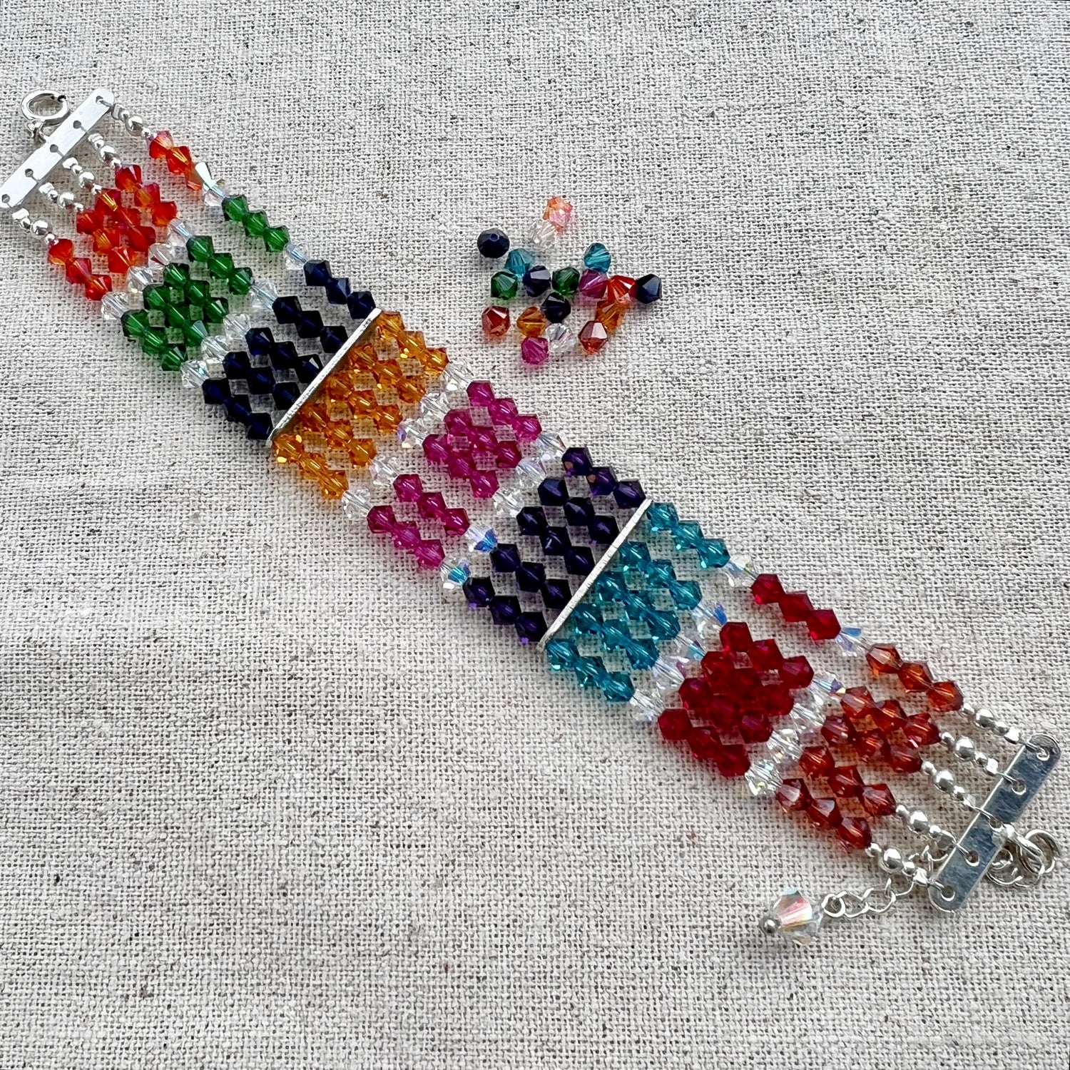 Vista de la pulsera abierta