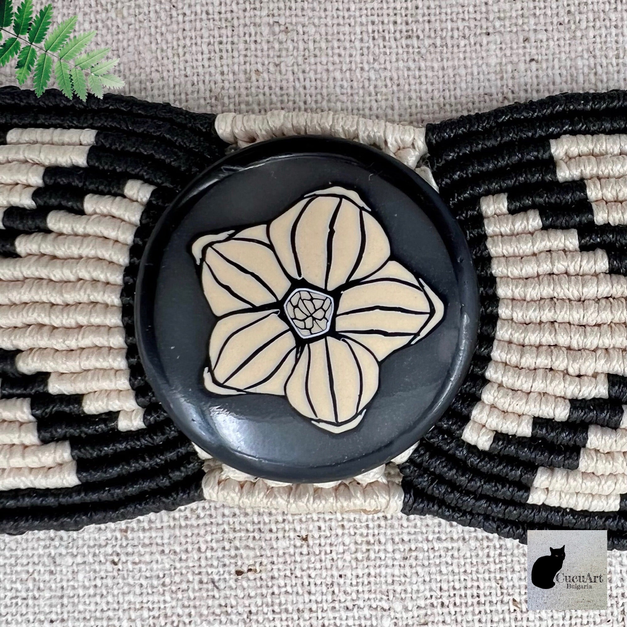 Detalle de la pieza de arcilla polimérica