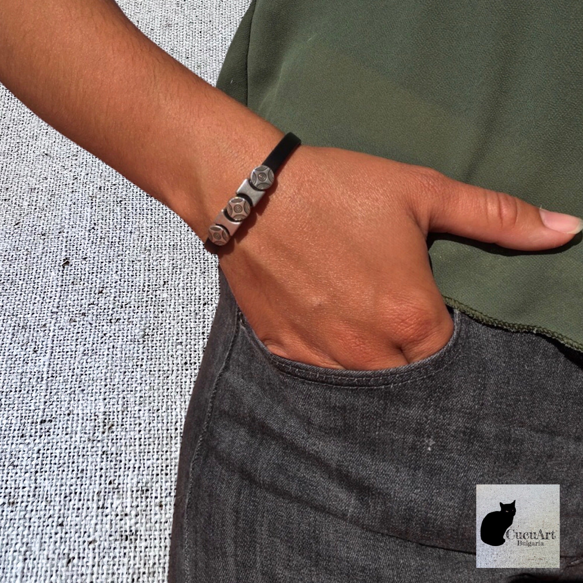 Vista de la pulsera en modelo