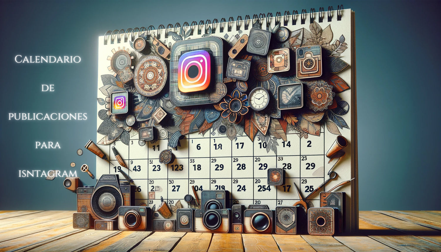 Calendario semanal de publicaciones para Instagram